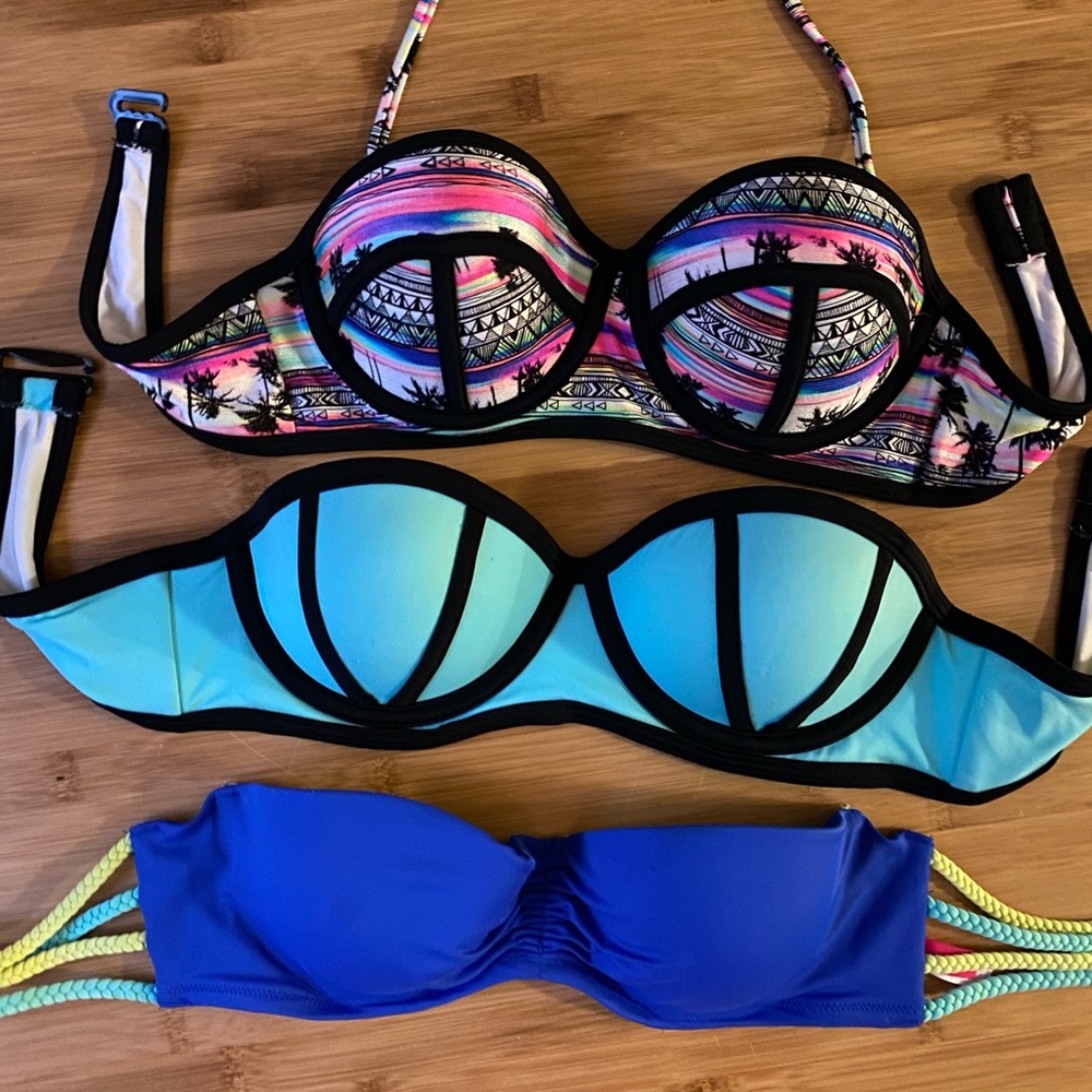 BUNDLE of Three Bikini Tops